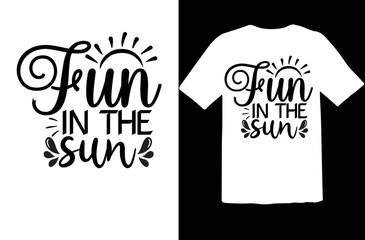 Obraz premium Fun in the sun svg design