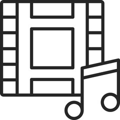 audio video menu icon