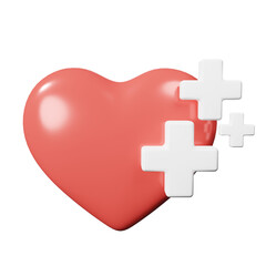 3d Icon healthy love