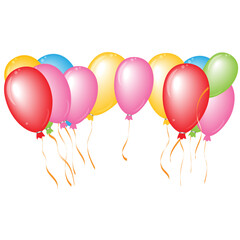 birthday celebration balloons