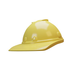 Fototapeta premium 3D Icon Construction Helmet 