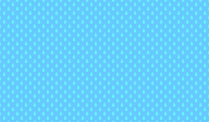 Rain water blue color drops background vector illustration