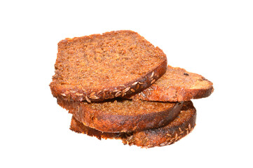 bread isolated on white background