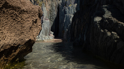 inside the cave