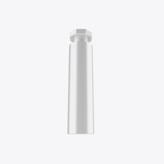 Glossy Cosmetic Tube Mockup. 3D render