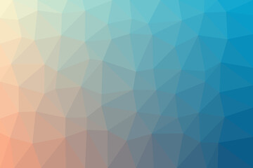 Low poly abstract background with green color tones.