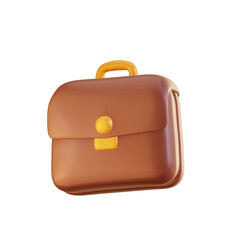 Bag 3D illustration isolated