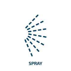 spray icon from cleaning collection. Filled spray, clean, can glyph icons isolated on white background. Black vector spray sign, symbol for web design and mobile apps