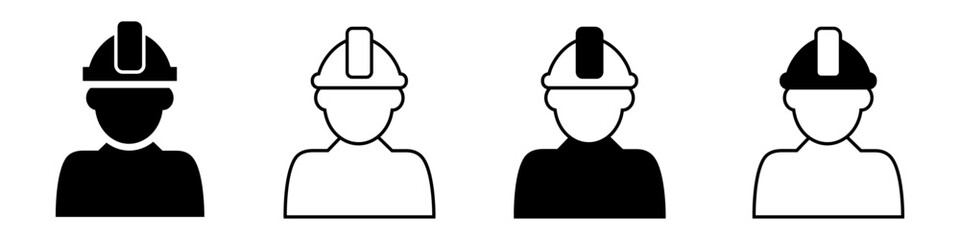 Engineer icon vector set. Repair illustration sign collection. Builder symbol or logo.