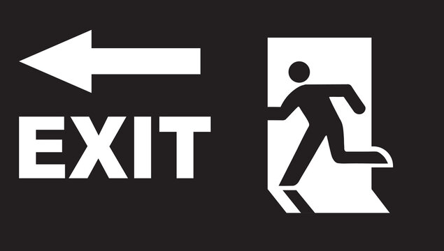 Download Emergency Exit, Signage, Signs. Royalty-Free Vector Graphic -  Pixabay