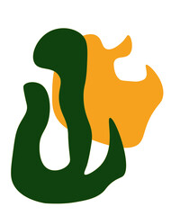 Abstract Organic Shapes 