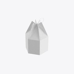 Wedding Gift Box Mockup. 3D render