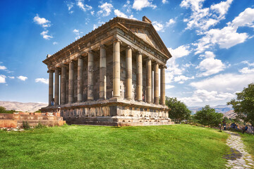Fototapeta na wymiar The Temple of Garni in Armenia
