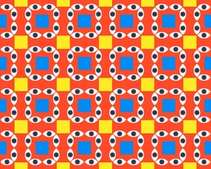 Abstract multicolored Seamless Pattern Illustration Background Texture In Geometric Ornamental Style