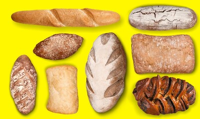 Tasty aroma fresh Pastry set