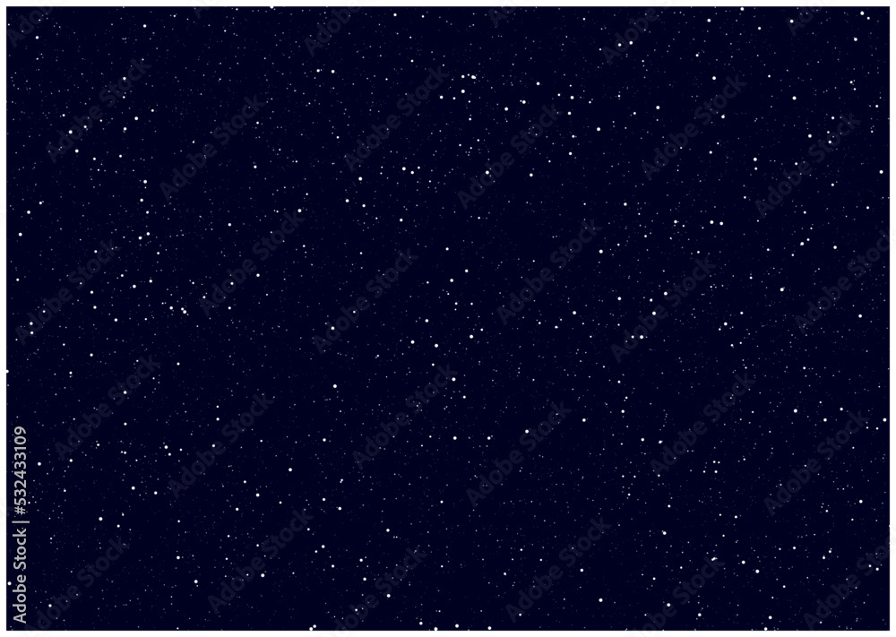 Wall mural 無数の星々が煌めく広大な宇宙空間のイメージ　壁紙　背景