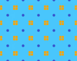 Geometric seamless abstract fabric Design with multicolor Pattern native tribal symmetrical Perfect