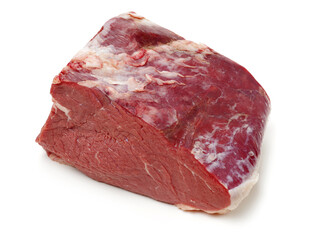  Fresh beef cut isolated on white background 
