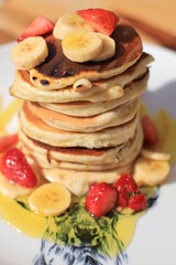 Breakfast is the first meal of the day usually eaten in the morning. Various 