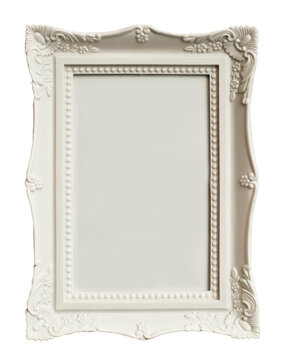 white blank picture frame