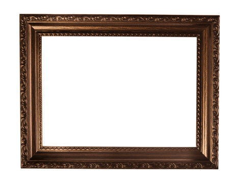 wooden ornate rectangular frame
