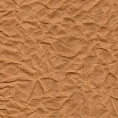 Kraft Paper Texture crumpled Background