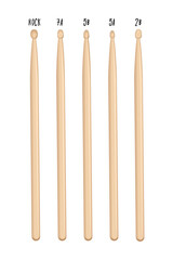 drumsticks vector images types of percussion instruments music