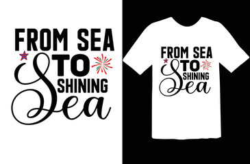 From sea to shining sea svg design