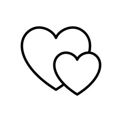 heart - valentine icon vector design template
