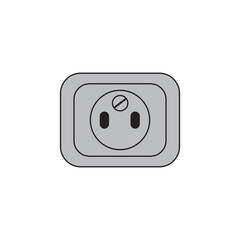 Power outlet flat design