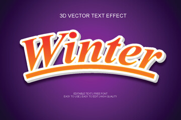 Editable vector text effect design