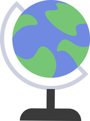 Globus, green planet earth