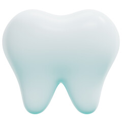 tooth 3d render icon illustration