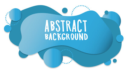 abstract modern liquid forms and shapes with circles and dotted patterns. Fluid flat color design elements collection. Vector illustration