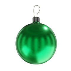 green christmas ball