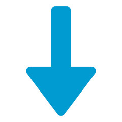 down blue arrow © agusraharj