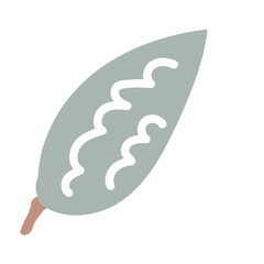 leaves hand drawn vector element