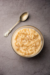 Khas Khas ka Halwa also called Post Halva or sheera or sooji made using poppy seeds, ghee and sugar