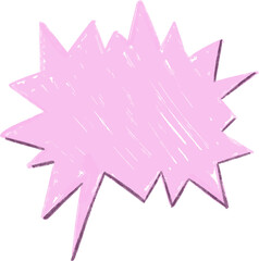 illustration Speech Bubbles Hand Drawn