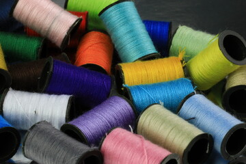 Spools of thread for sewing
