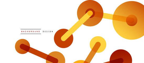 Network concept abstract background. Dots connection. Big data idea. Business template for wallpaper, banner, background or landing