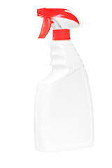 White cleaning spray bottle