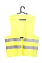 Foto op Canvas Yellow safety engineer vest on a hanger © Ljupco Smokovski