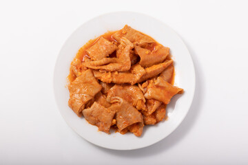 味付け豚ホルモン　コチュジャン味