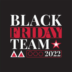 best black friday t shirt design vector
