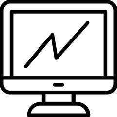 Monitor Vector Icon 