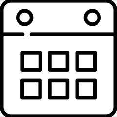 Calendar Vector Icon 