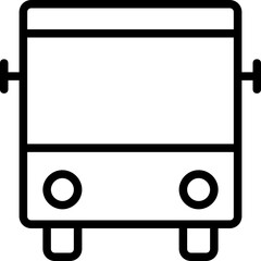 Bus Vector Icon 