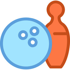 Bowling Game Vector Icon