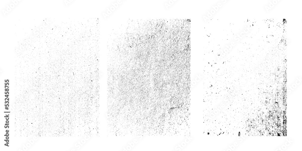 Leinwandbilder grunge urban backgrounds set.texture vector.dust overlay distress grain ,simply place illustration o